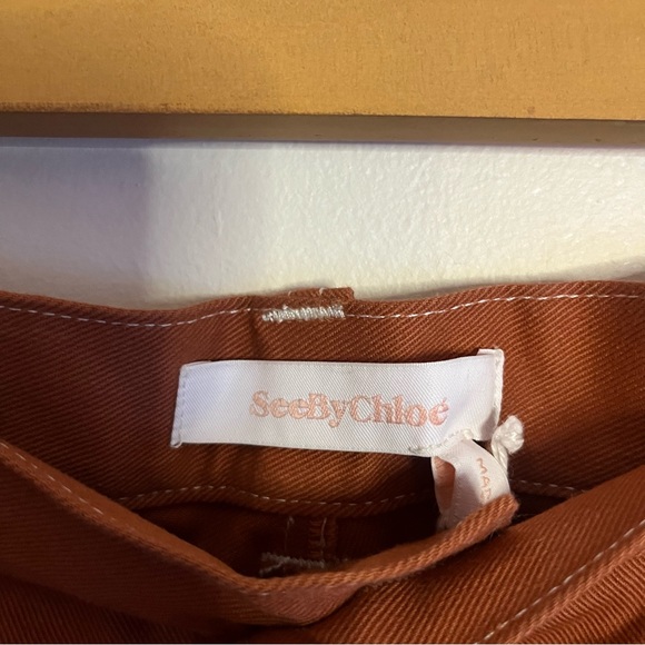 See by Chloe Orange/Brown Jeans - Picture 4 of 4
